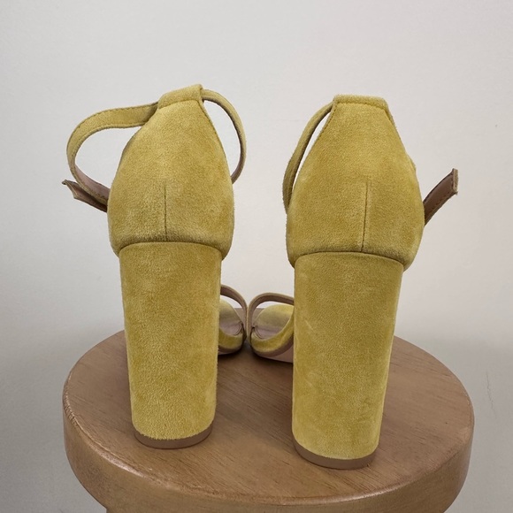 Steve Madden Women's Yellow Suede Heels - Picture 5 of 7